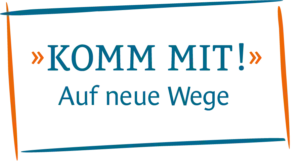 Logo Komm mit! Praxispartner der Fliedner Fachhochschule